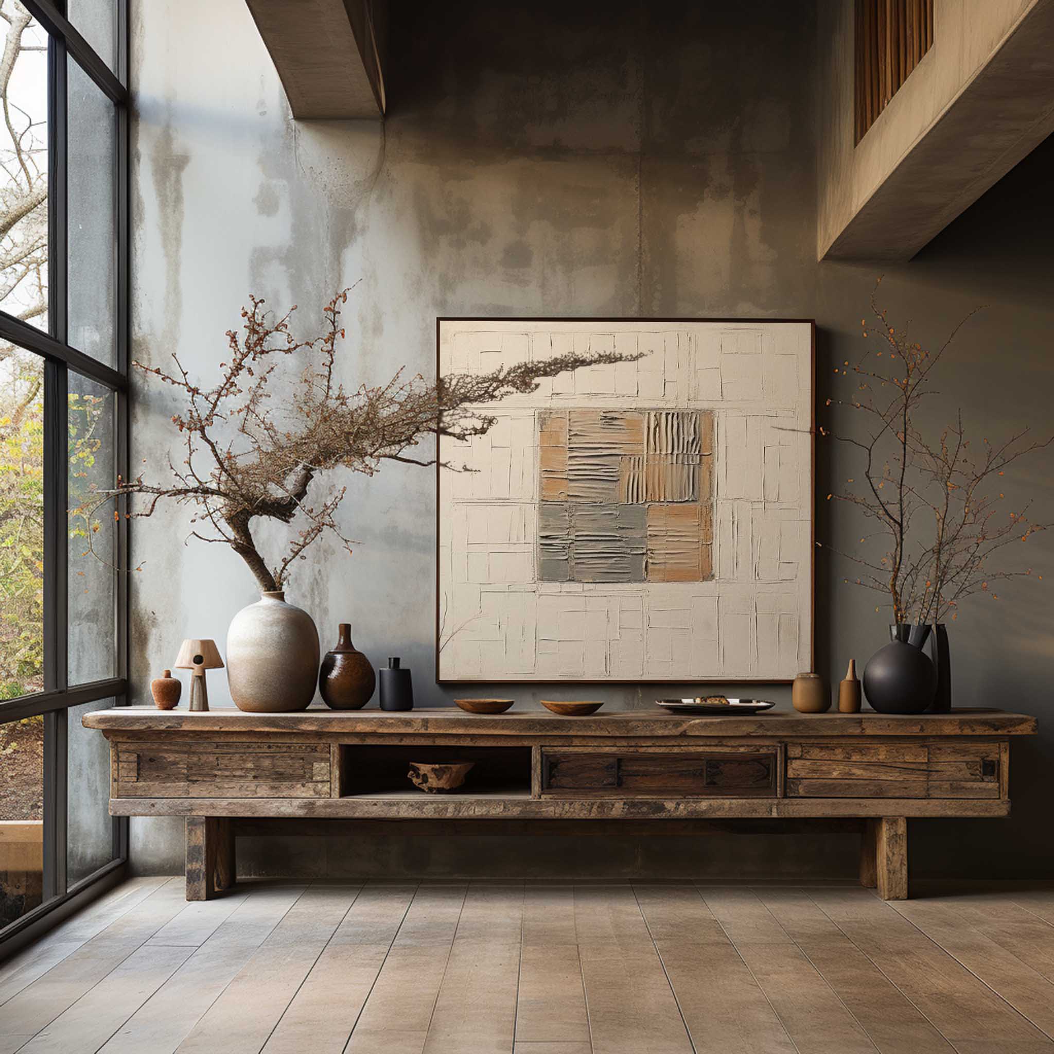 Wabi-Sabi Wall Art TX255 - Neutralighting