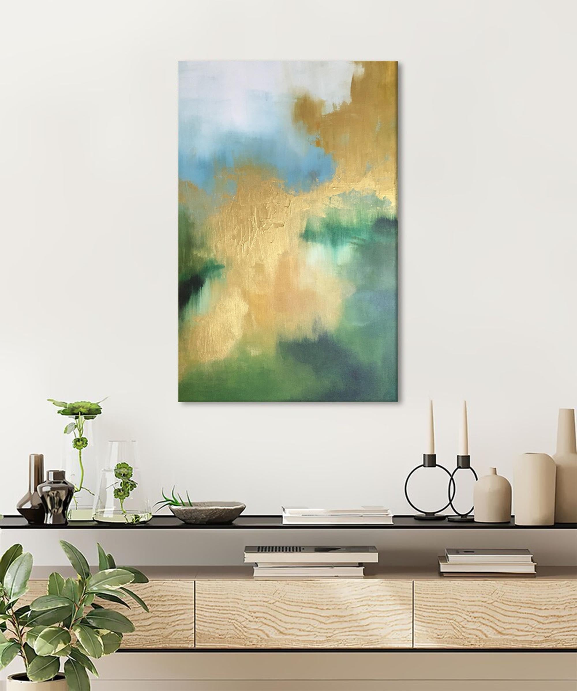 Abstract Canvas Art AB091 - Neutralighting