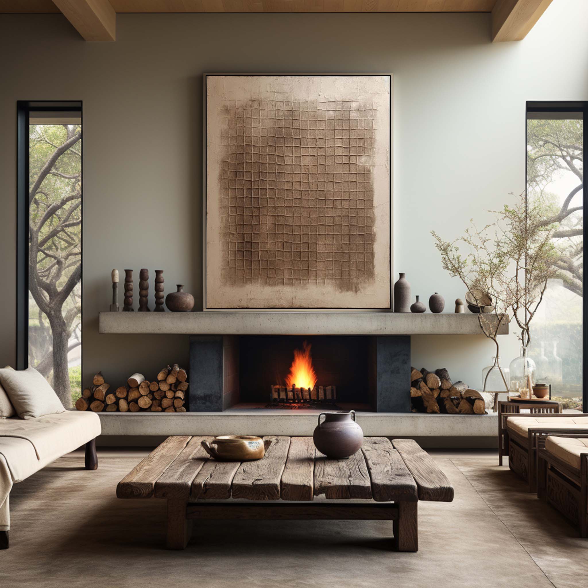 Wabi-Sabi Wall Art TX250 - Neutralighting
