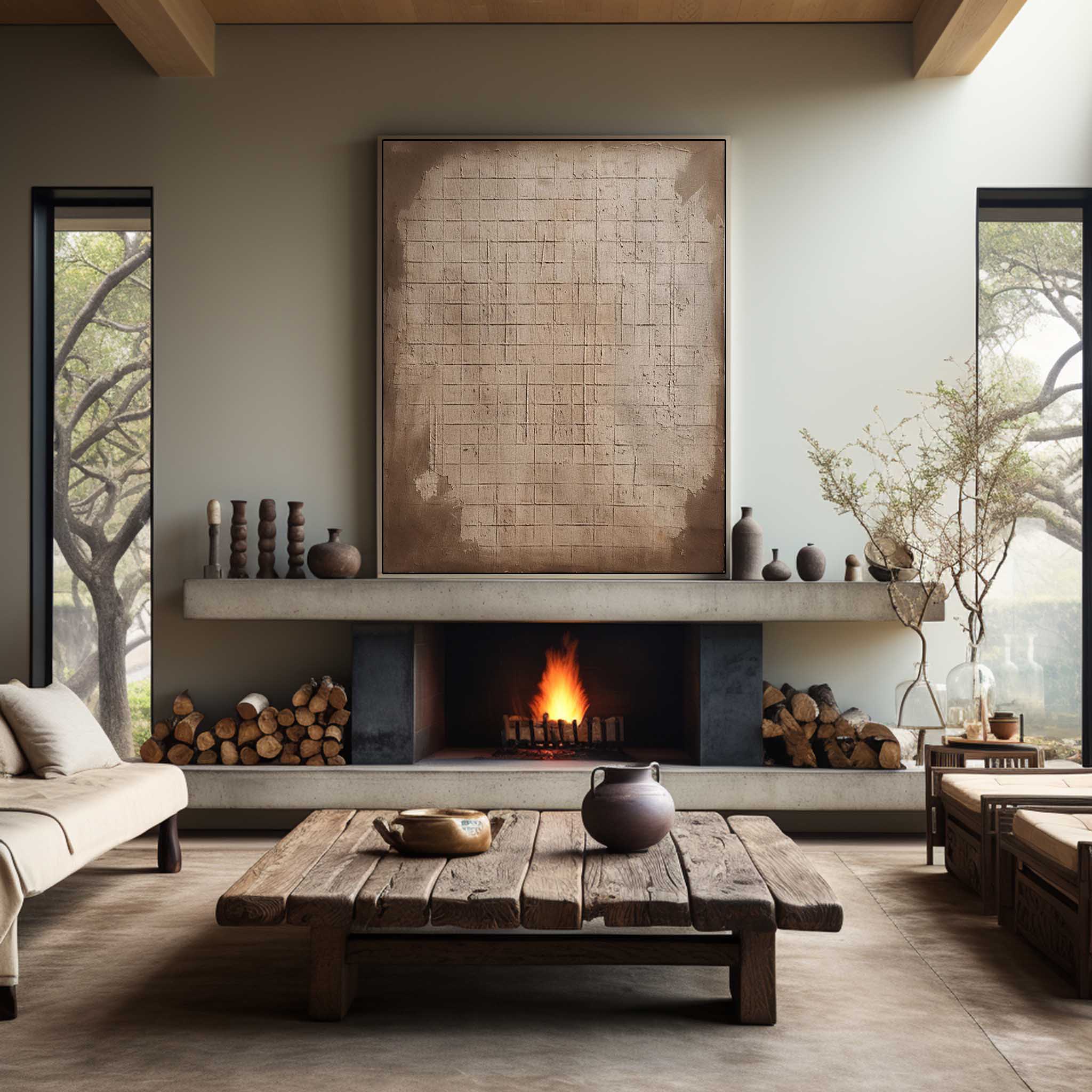 Wabi-Sabi Wall Art TX237 - Neutralighting