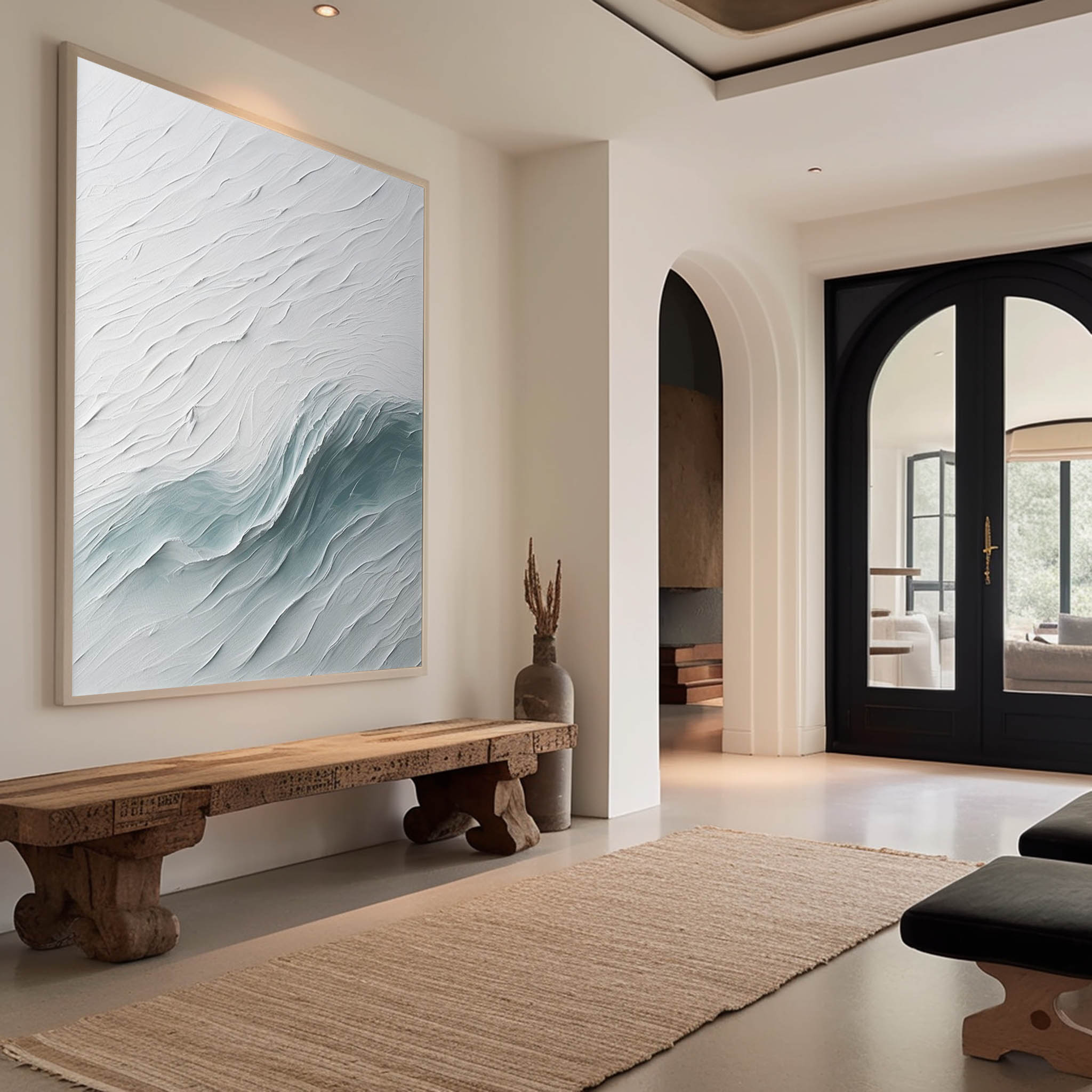 Plaster Art Texture Painting SG232 - Neutralighting