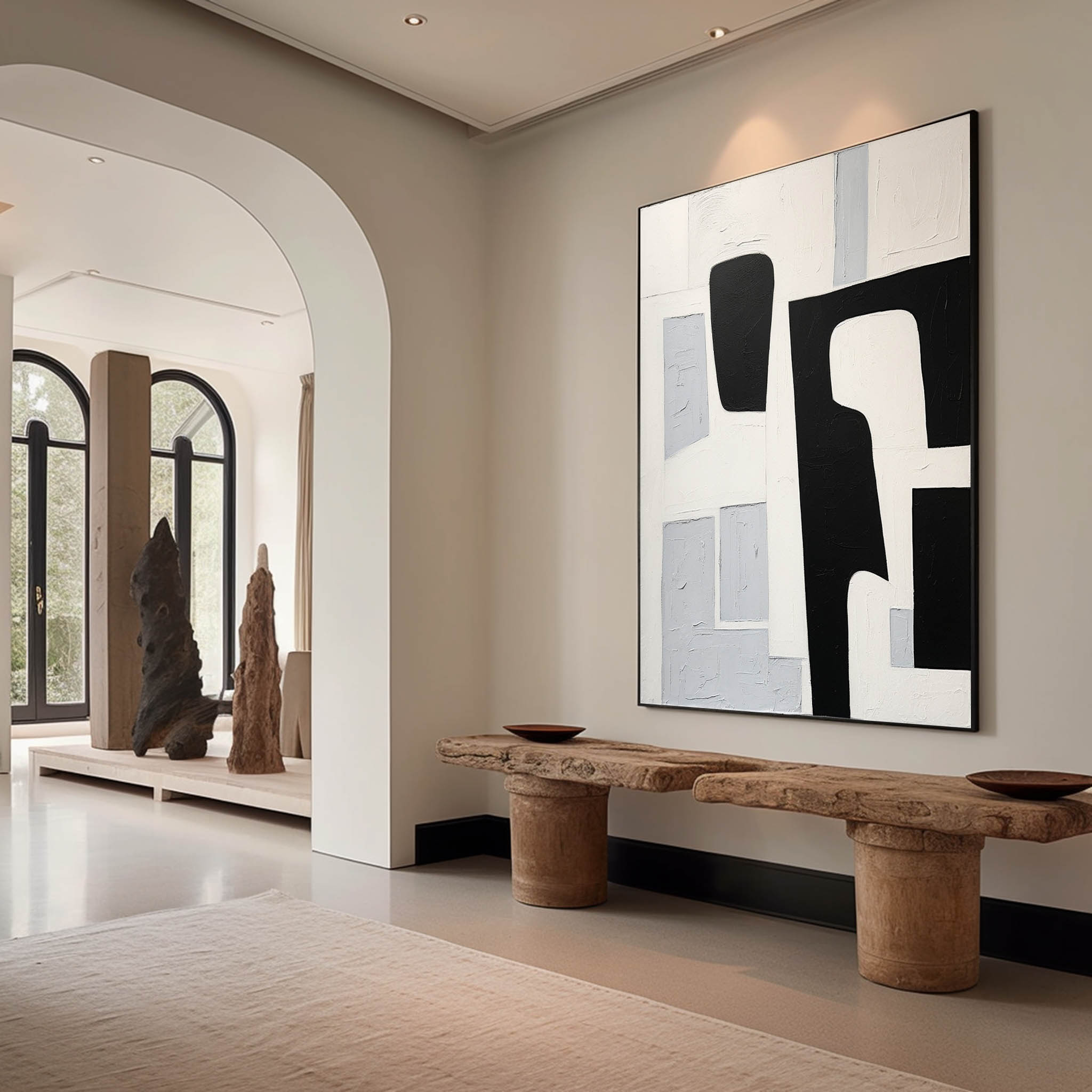 Contemporary Minimalist Art MA069 - Neutralighting