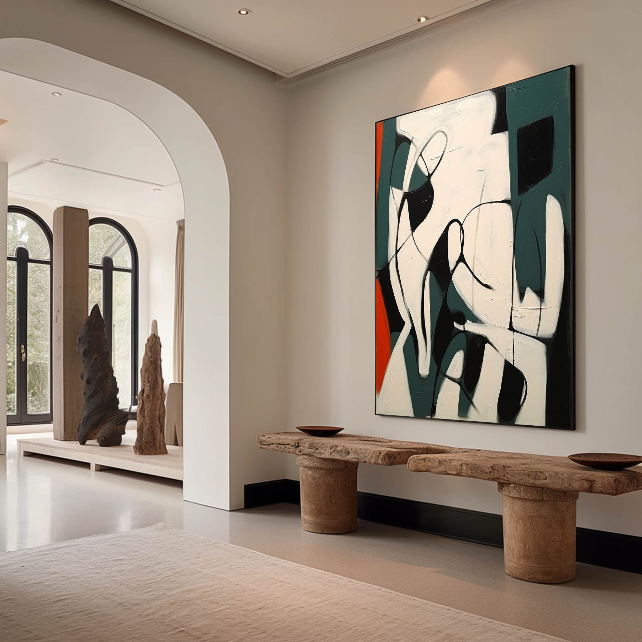 Contemporary Minimalist Art MA056 - Neutralighting