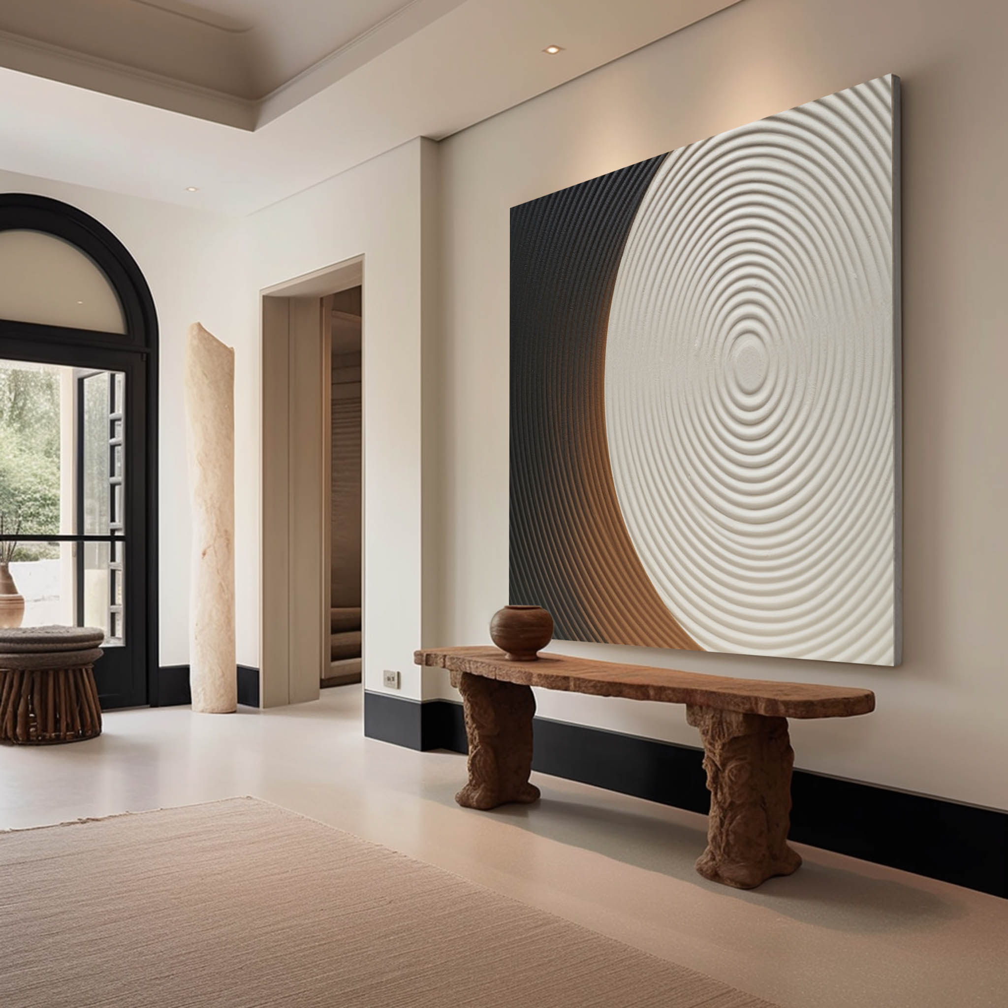 Plaster Art Texture Painting SG241 - Neutralighting
