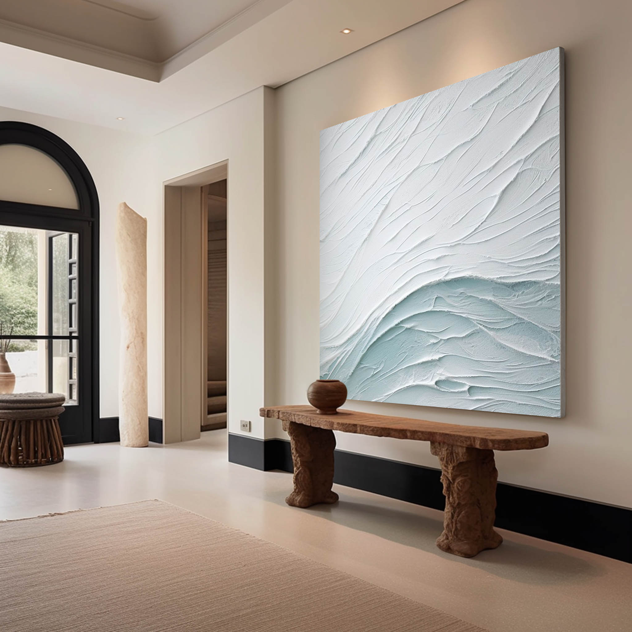Plaster Art Texture Painting SG231 - Neutralighting