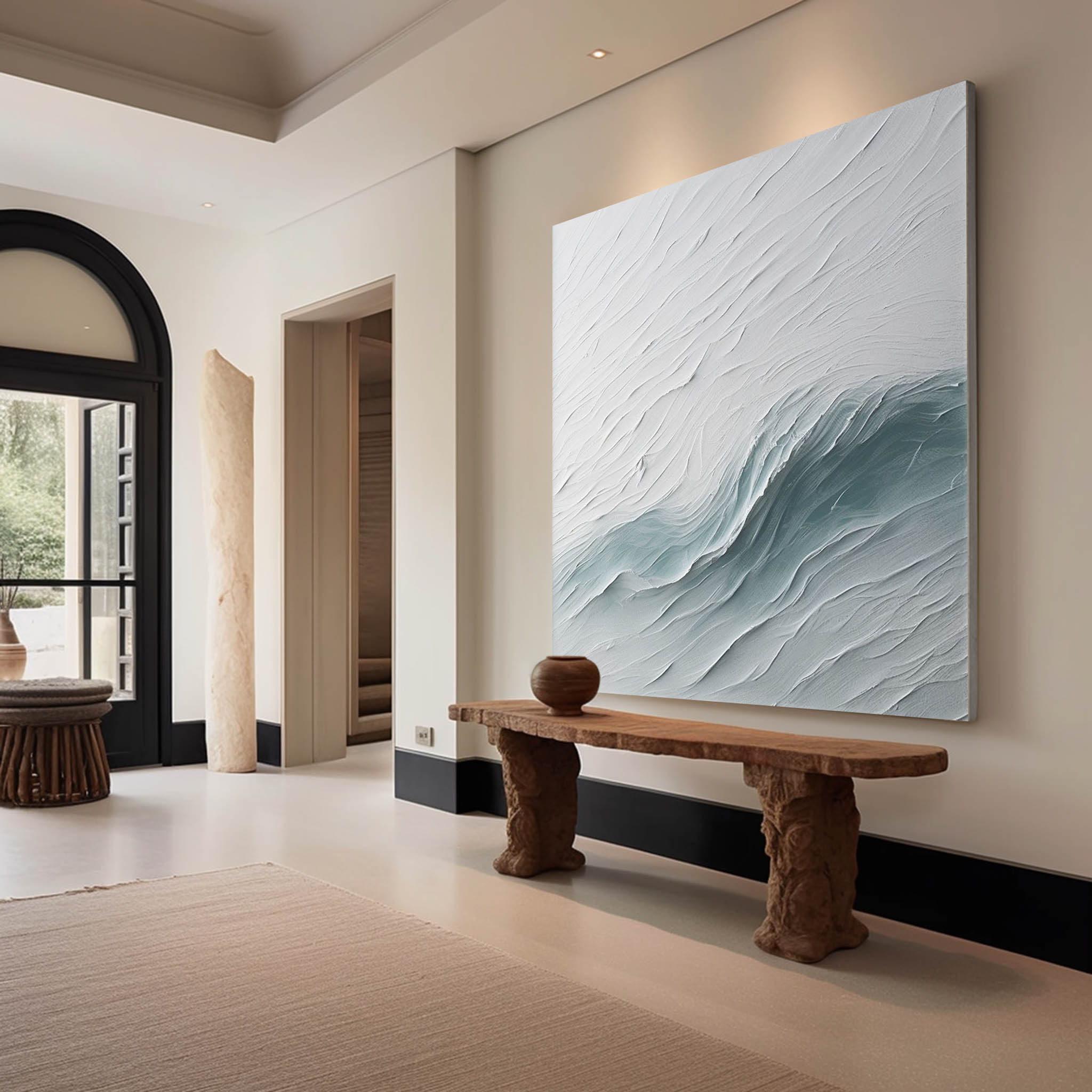 Plaster Art Texture Painting SG232 - Neutralighting