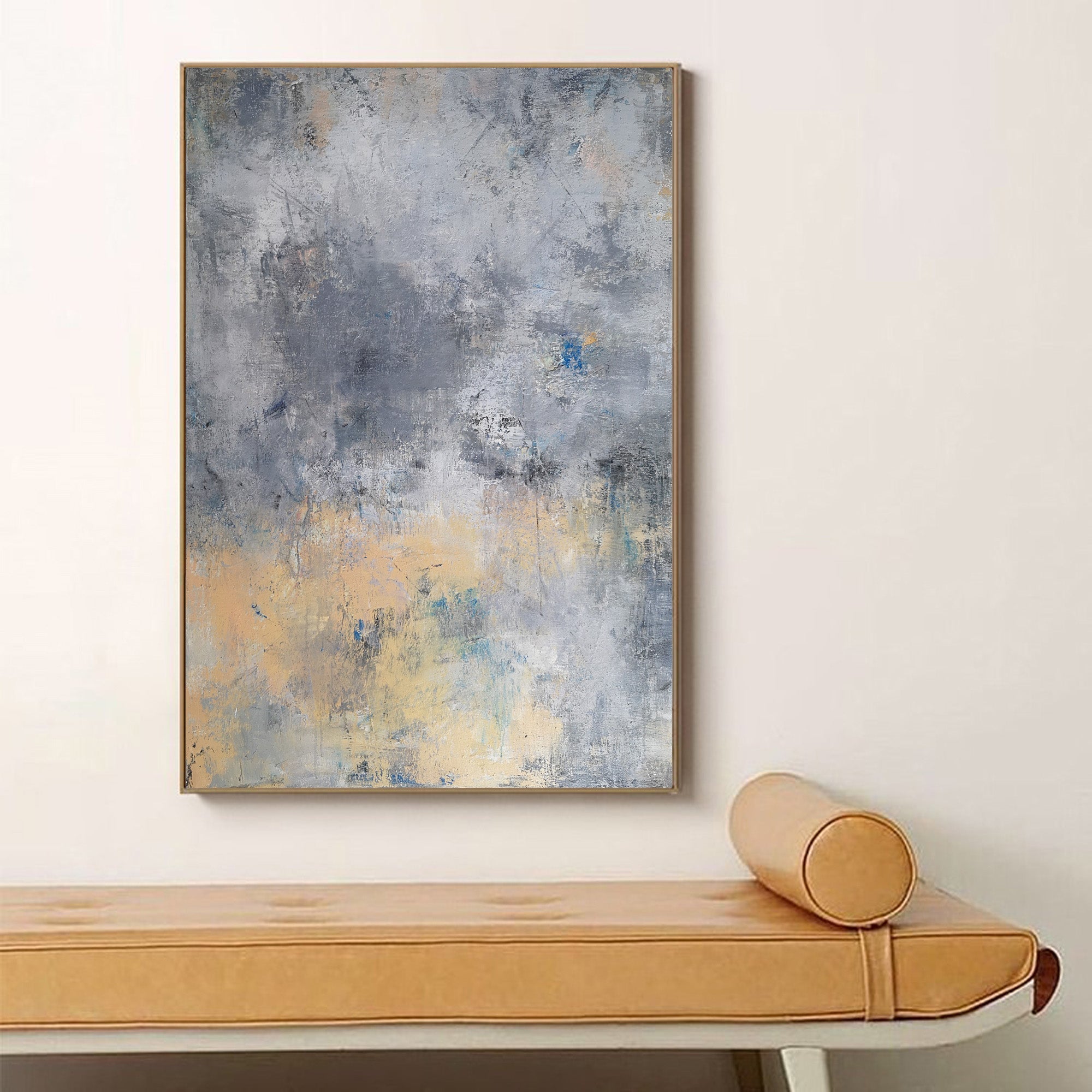 Wall Art Weathered Blue Horizon