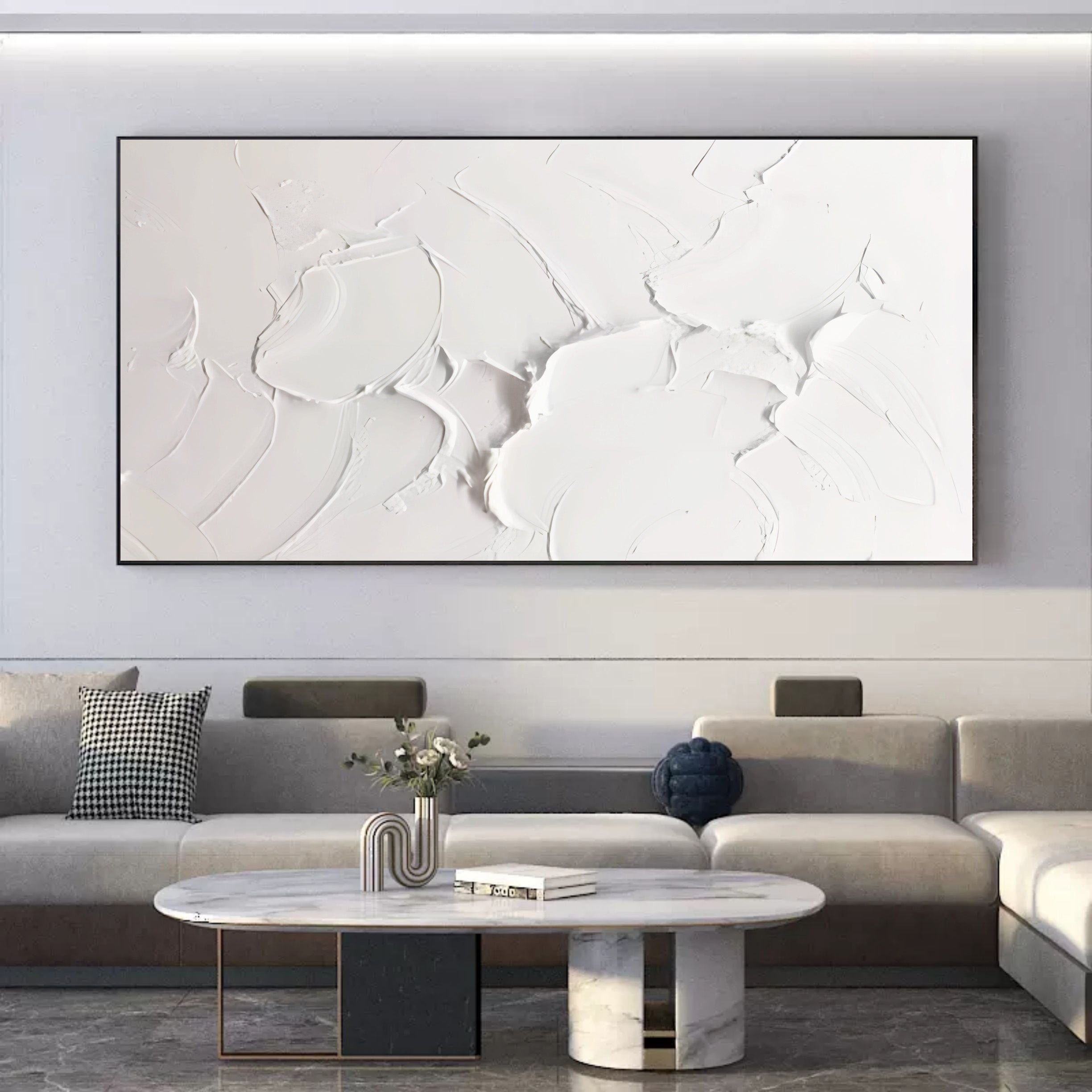 Plaster Art Texture Painting SG174 - Neutralighting