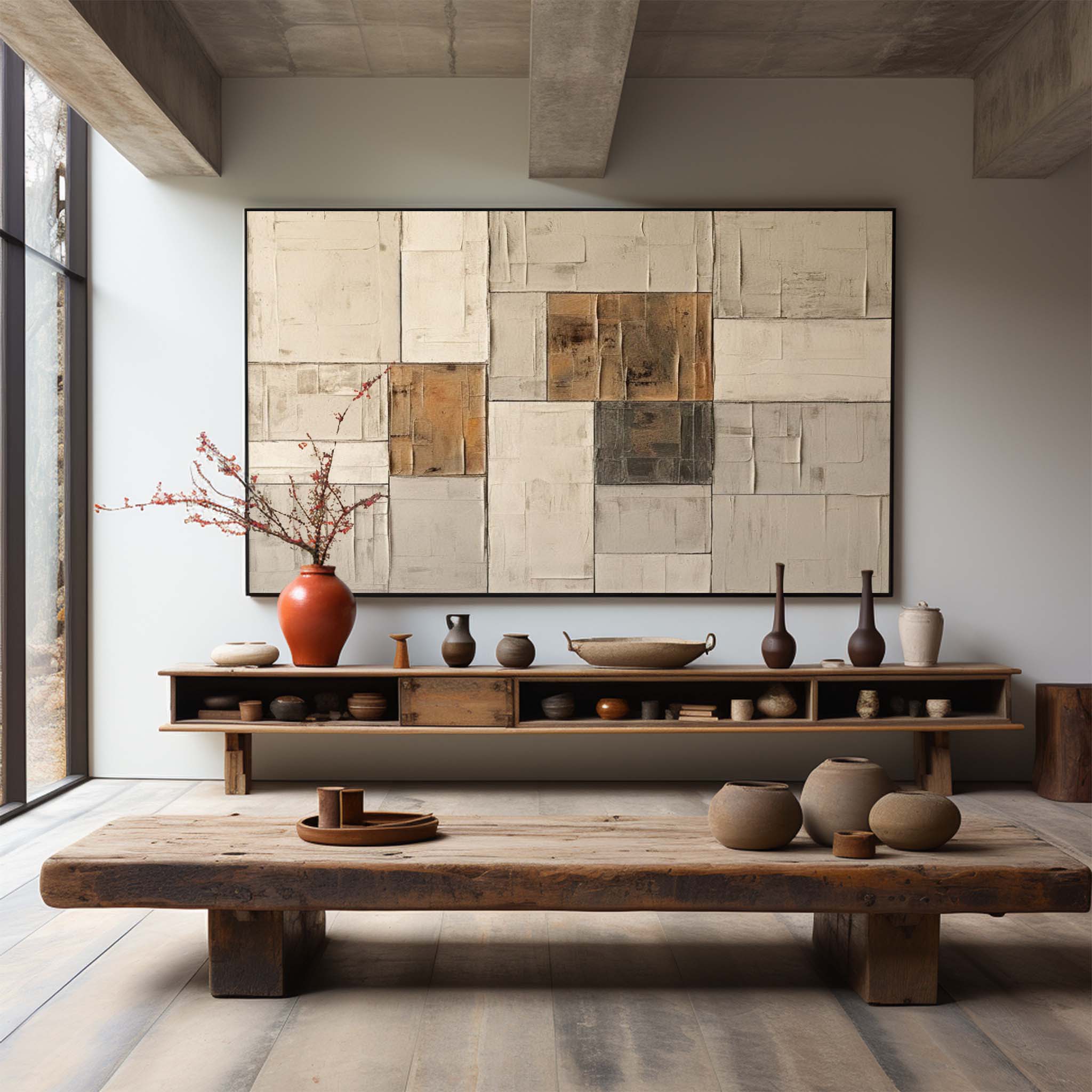 Wabi-Sabi Wall Art #TX253 - Neutralighting