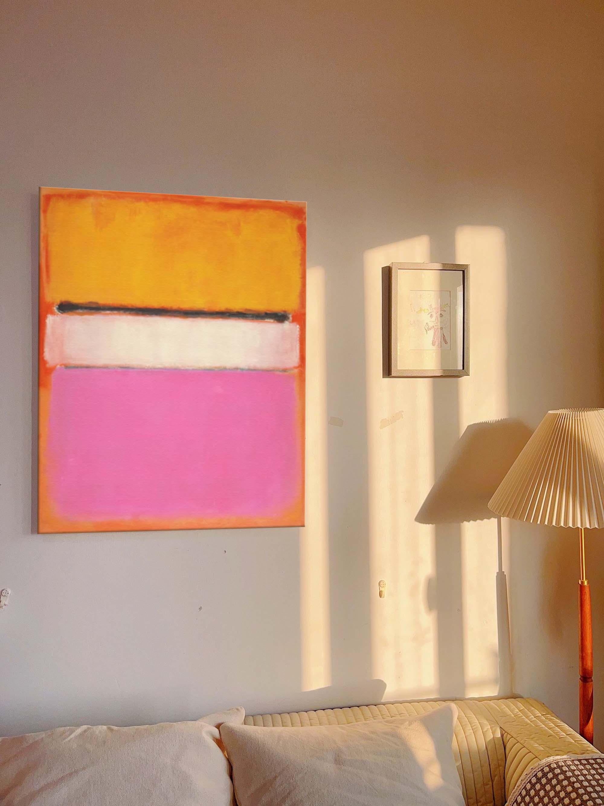 Wall Art Minimalist Grand Warm Abstract Passionate
