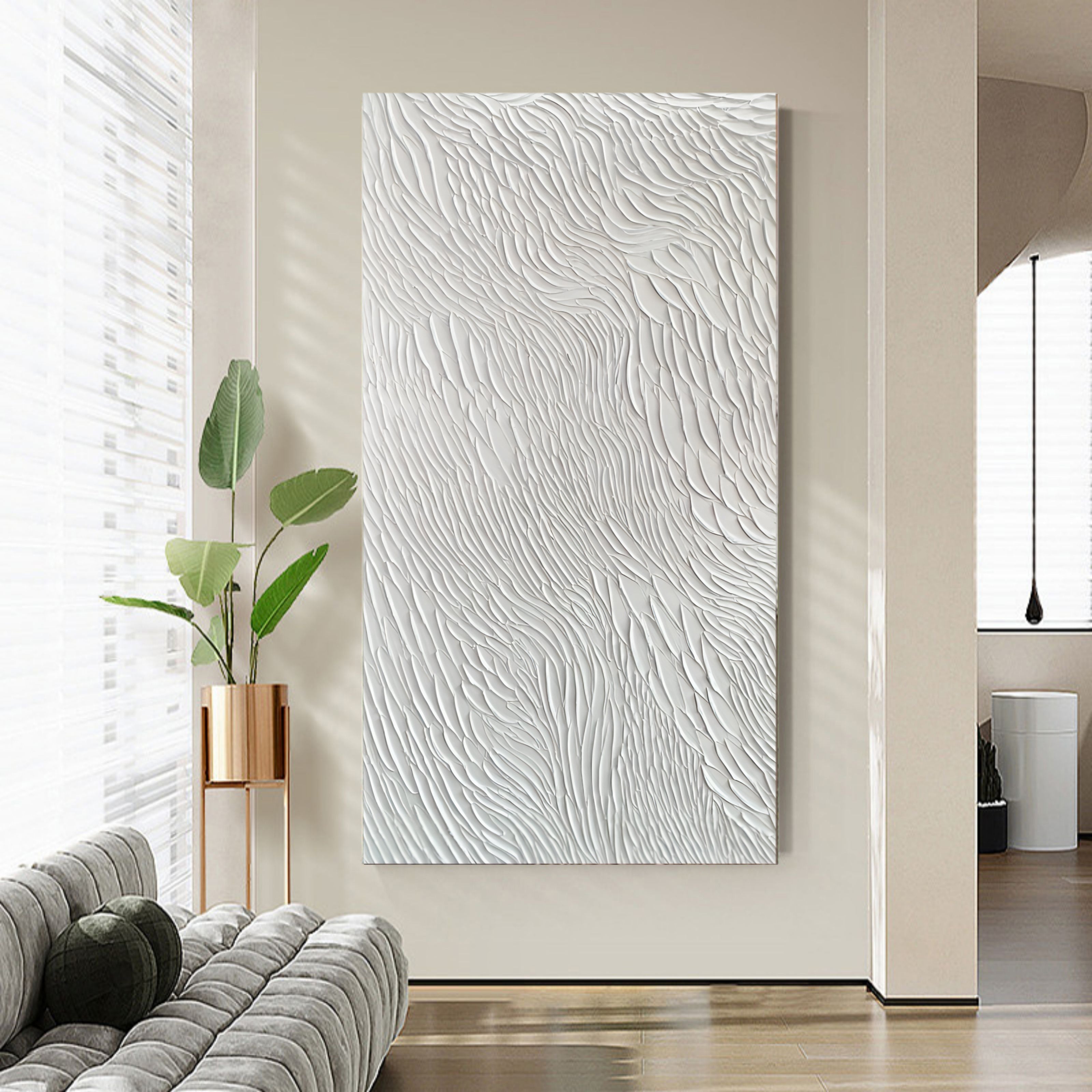 Plaster Art Texture Painting SG099 - Neutralighting