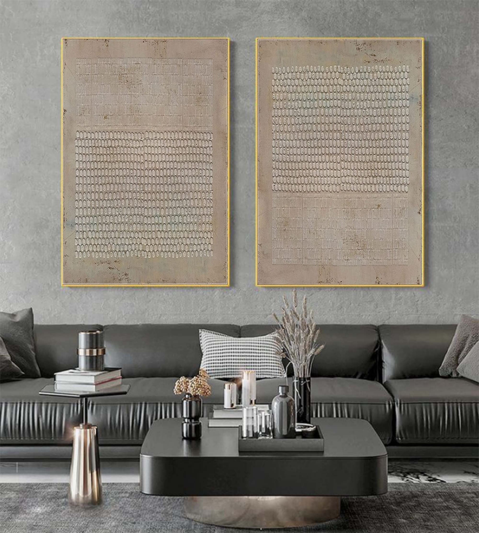 Abstract Painting Set Of 2 SP069 - Neutralighting