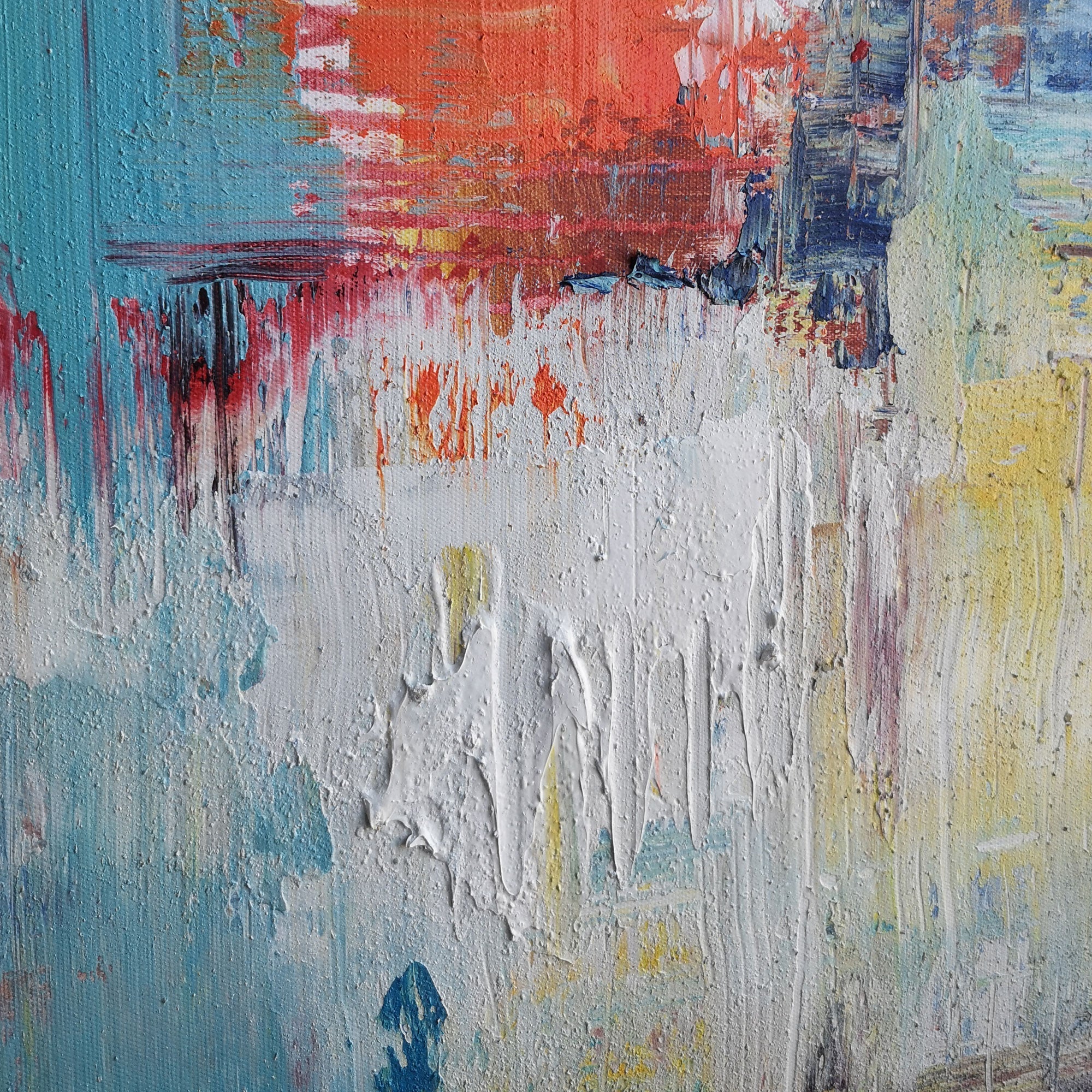 Colorful Abstract Art 40'' X 40'' IS04 - Neutralighting