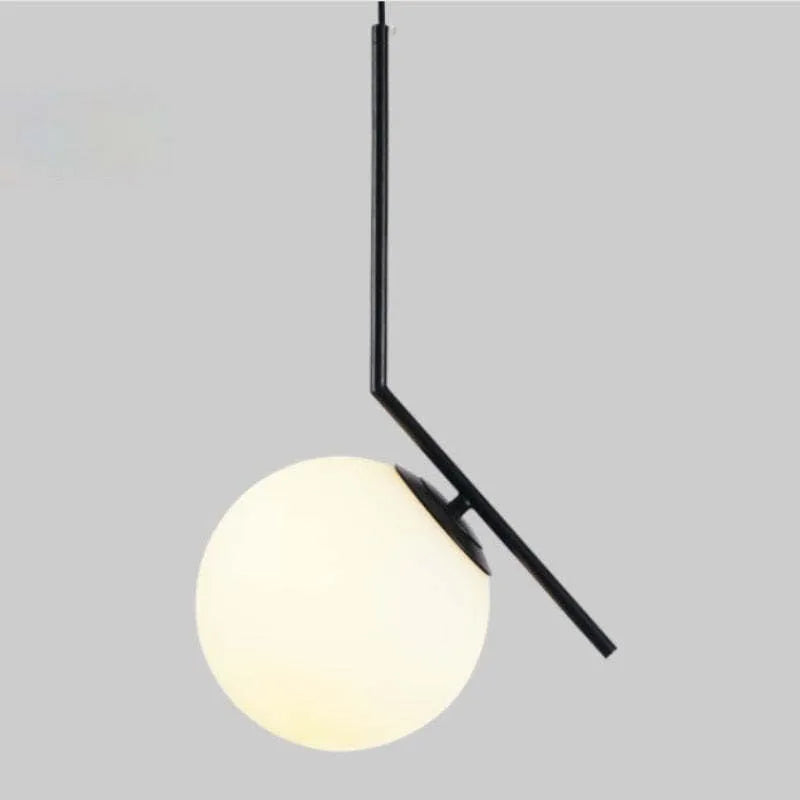 Arisha Modern Globe Metal/Glass Pendant Light, 3 Style - Neutralighting