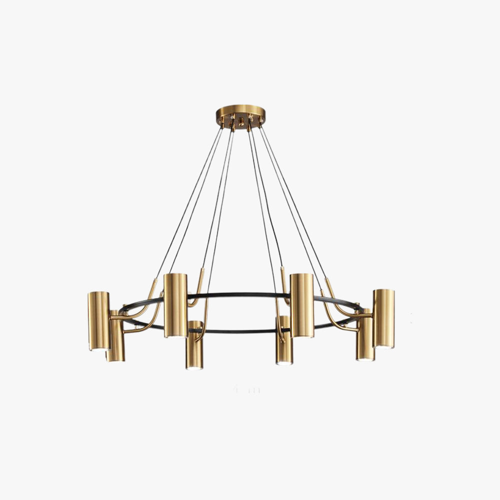 Arisha Modern Spotlight Metal Pendant Light, Gold - Neutralighting
