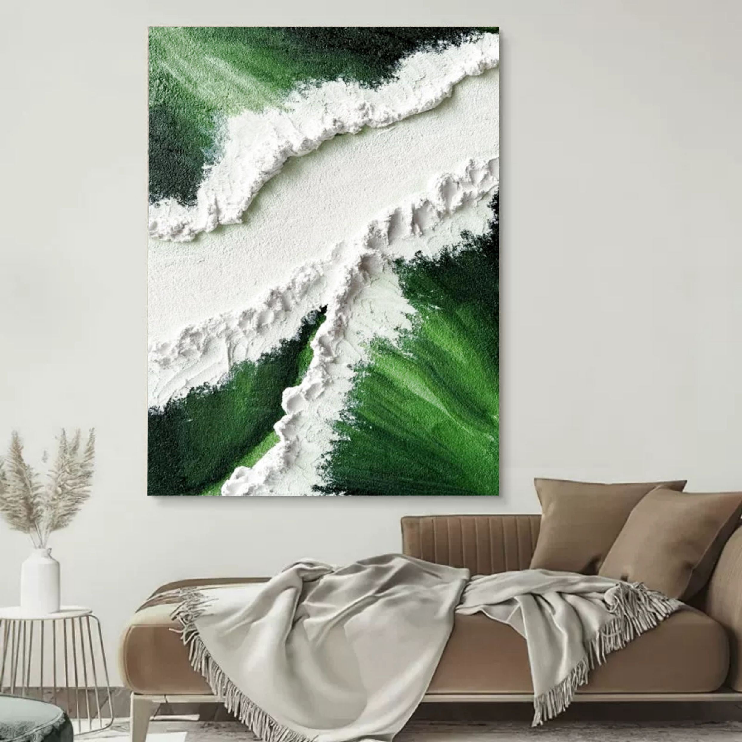 Plaster Art Texture Painting SG163 - Neutralighting