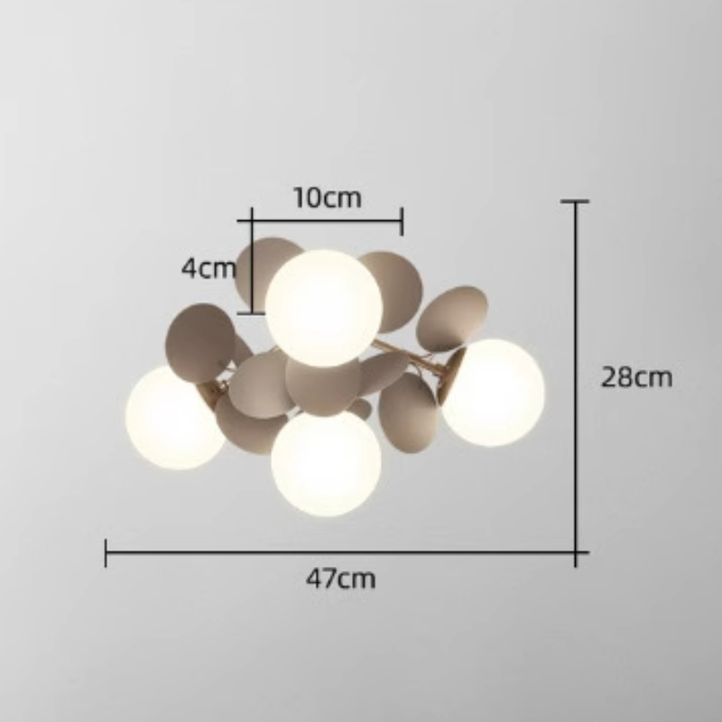 Nexen Multicolored Flower Branch Chandelier Living Room - Neutralighting