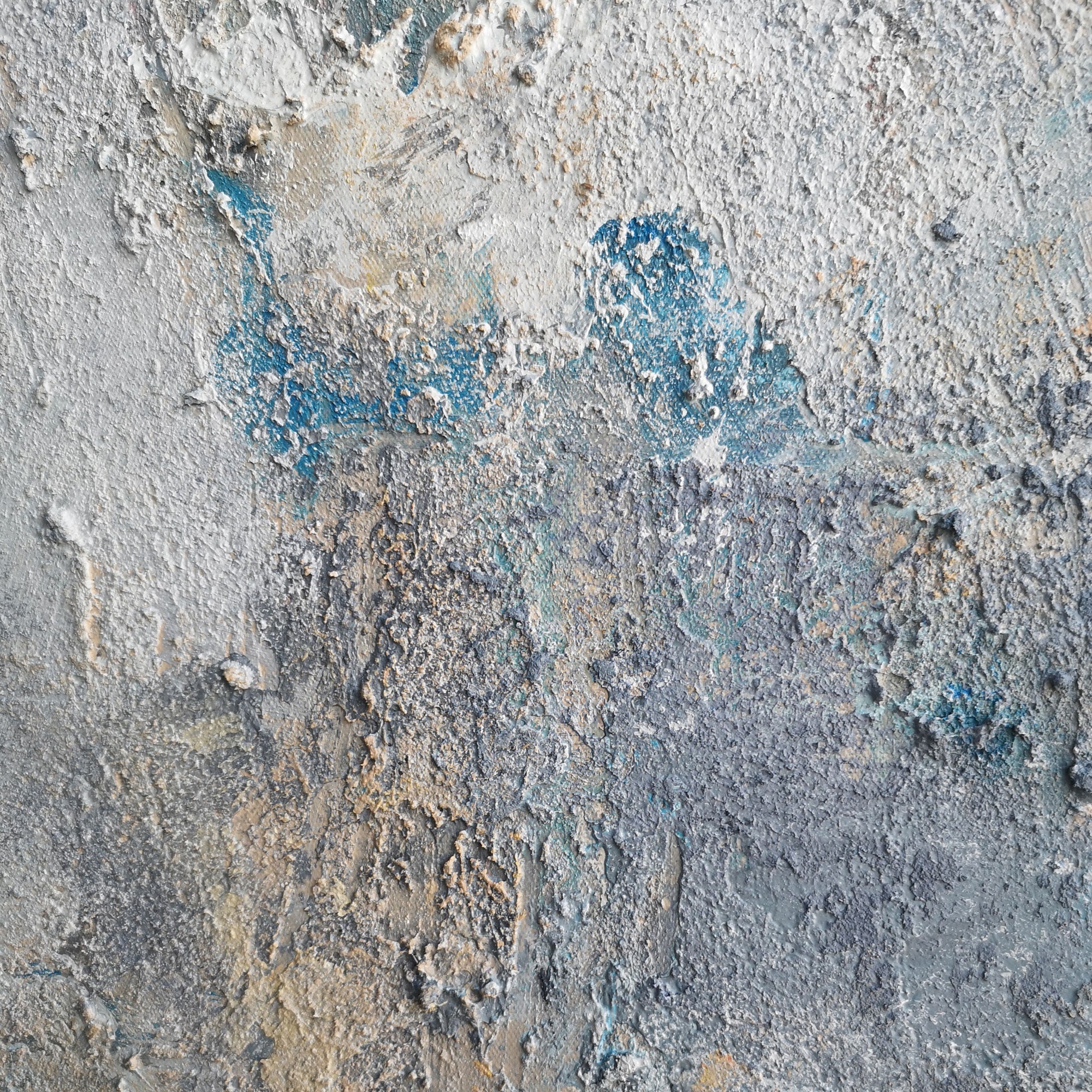 Blue Yellow Abstract Art