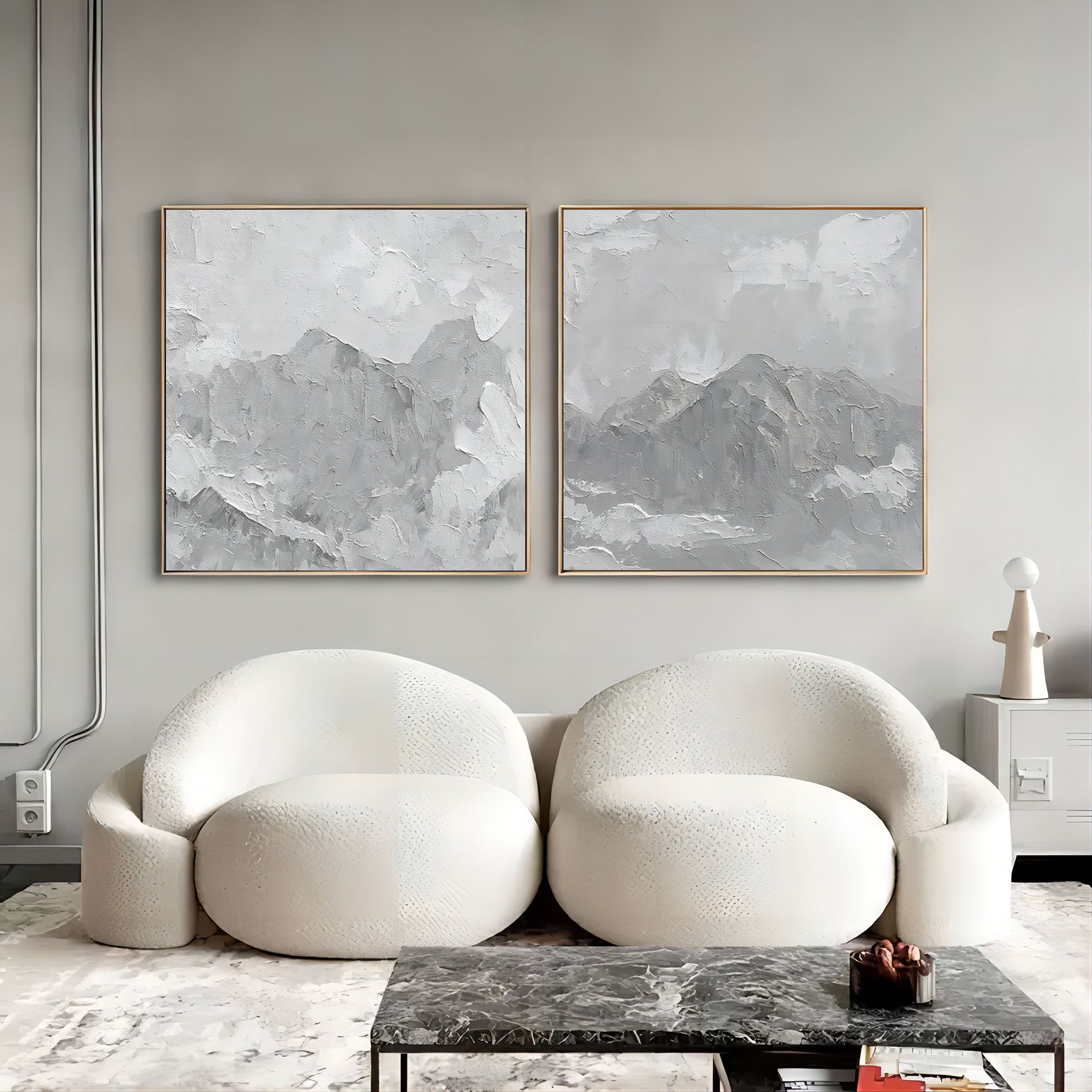 Abstract Painting Set Of 2 SP078 - Neutralighting