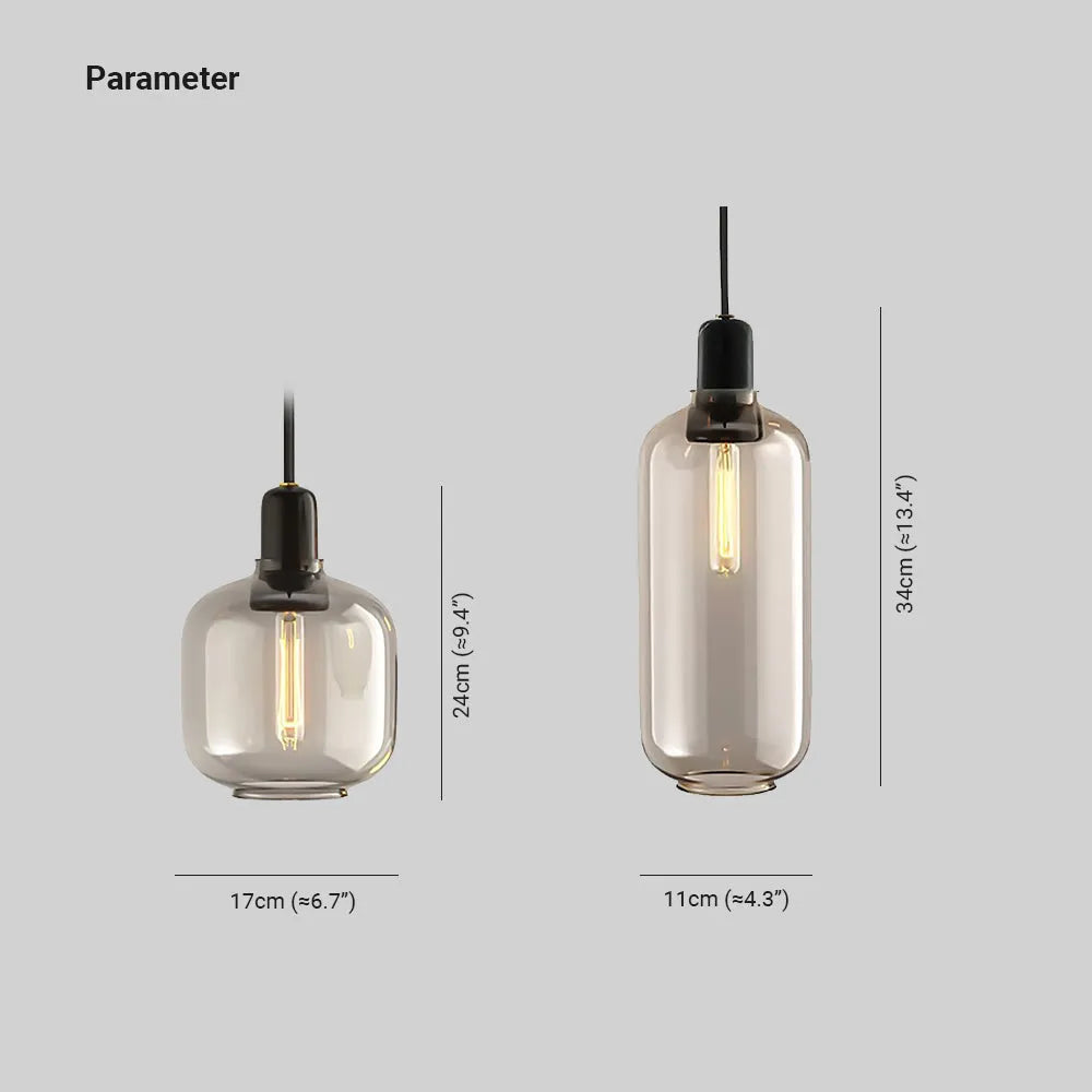 Valentina Designer Cylinder Pendant Light, Marble & Glass - Neutralighting