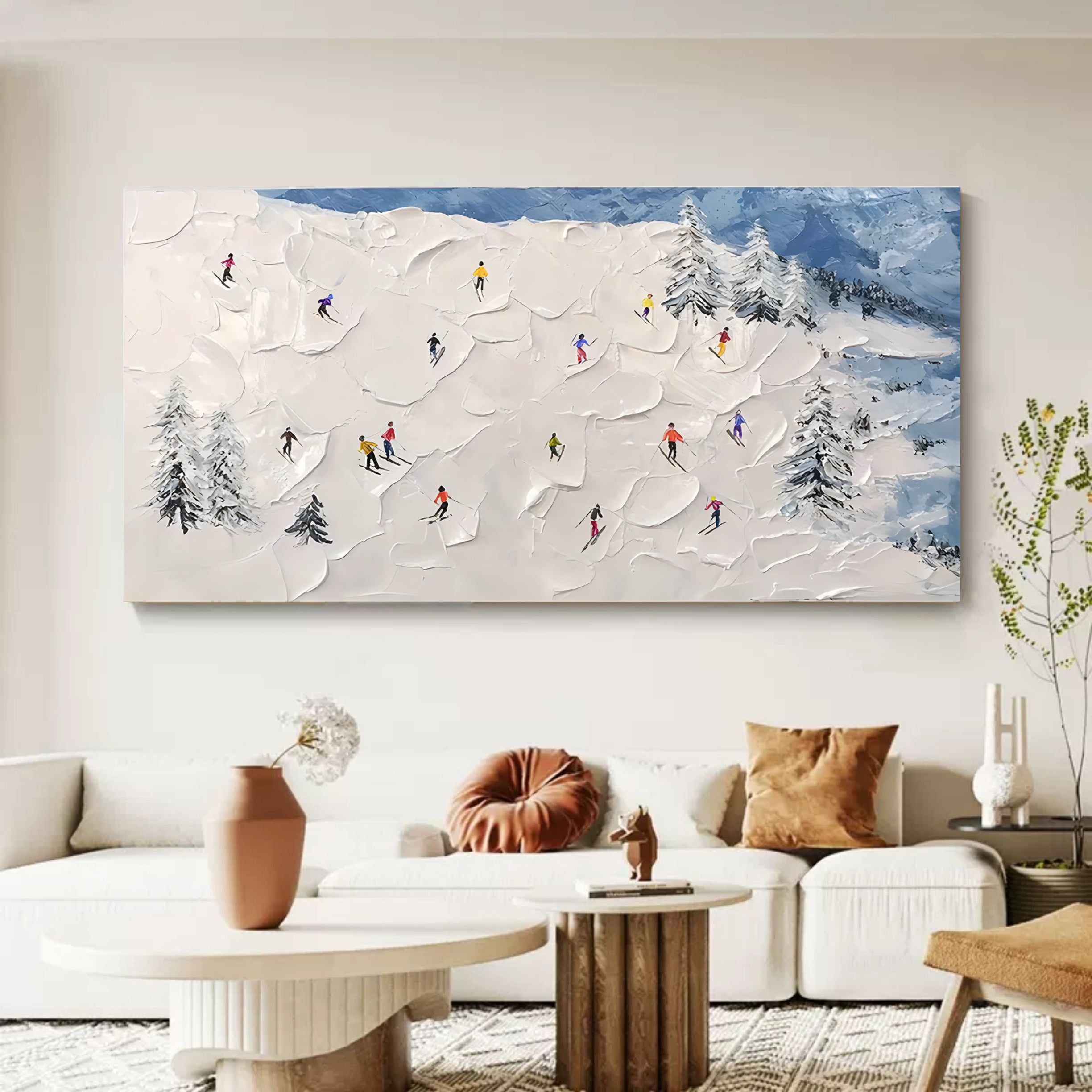 Plaster Art Texture Painting SG095 - Neutralighting