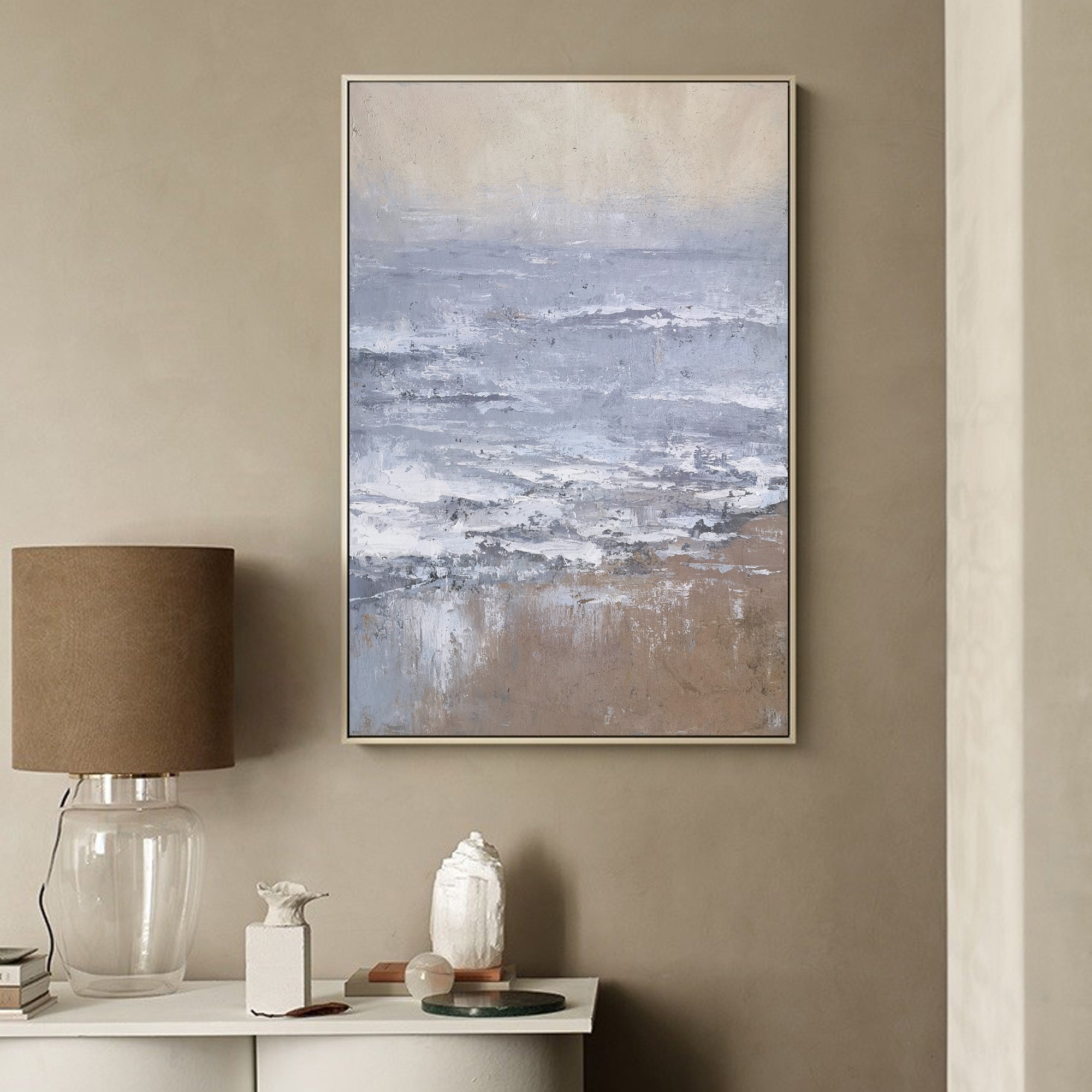 Seaside Abstract Painting ABSV04 - Neutralighting