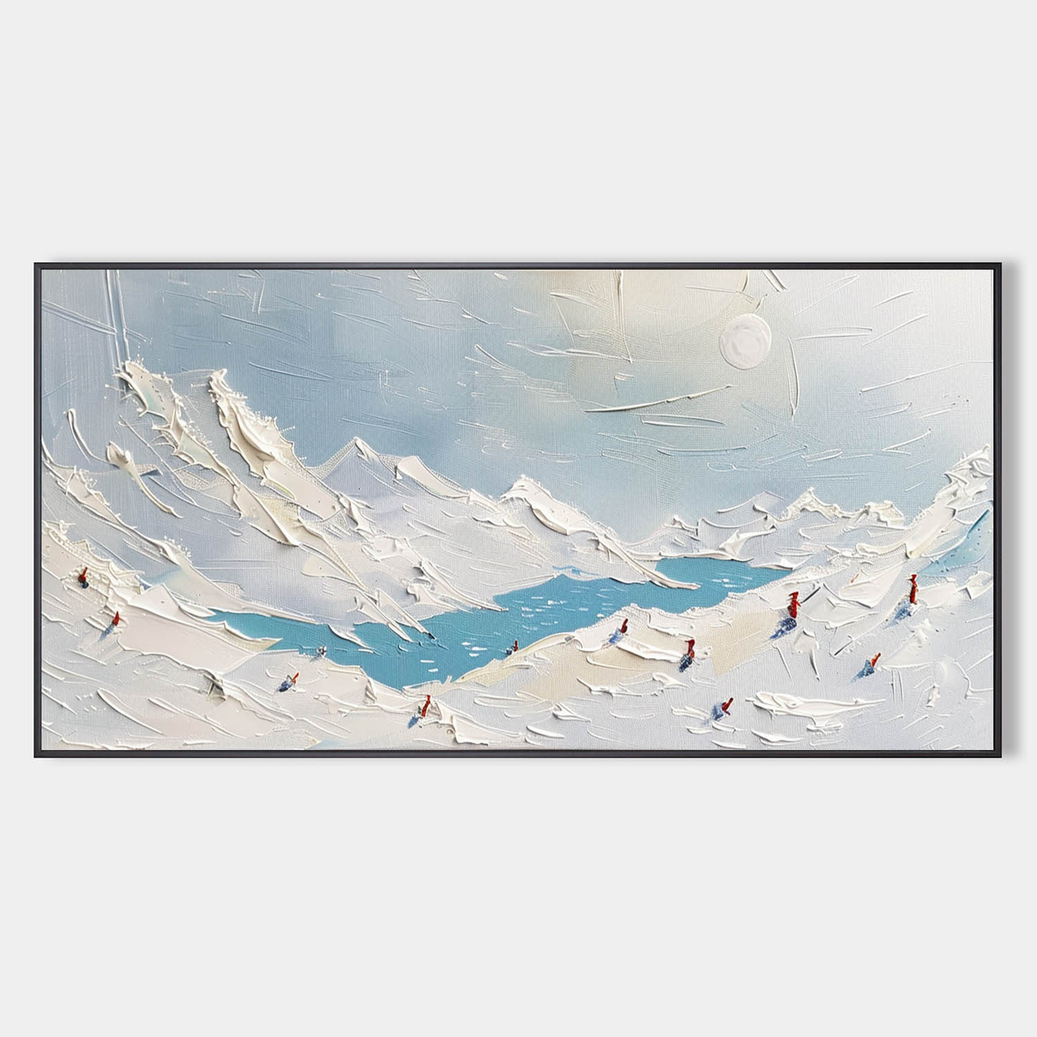 Plaster Art Texture Painting SG299 - Neutralighting