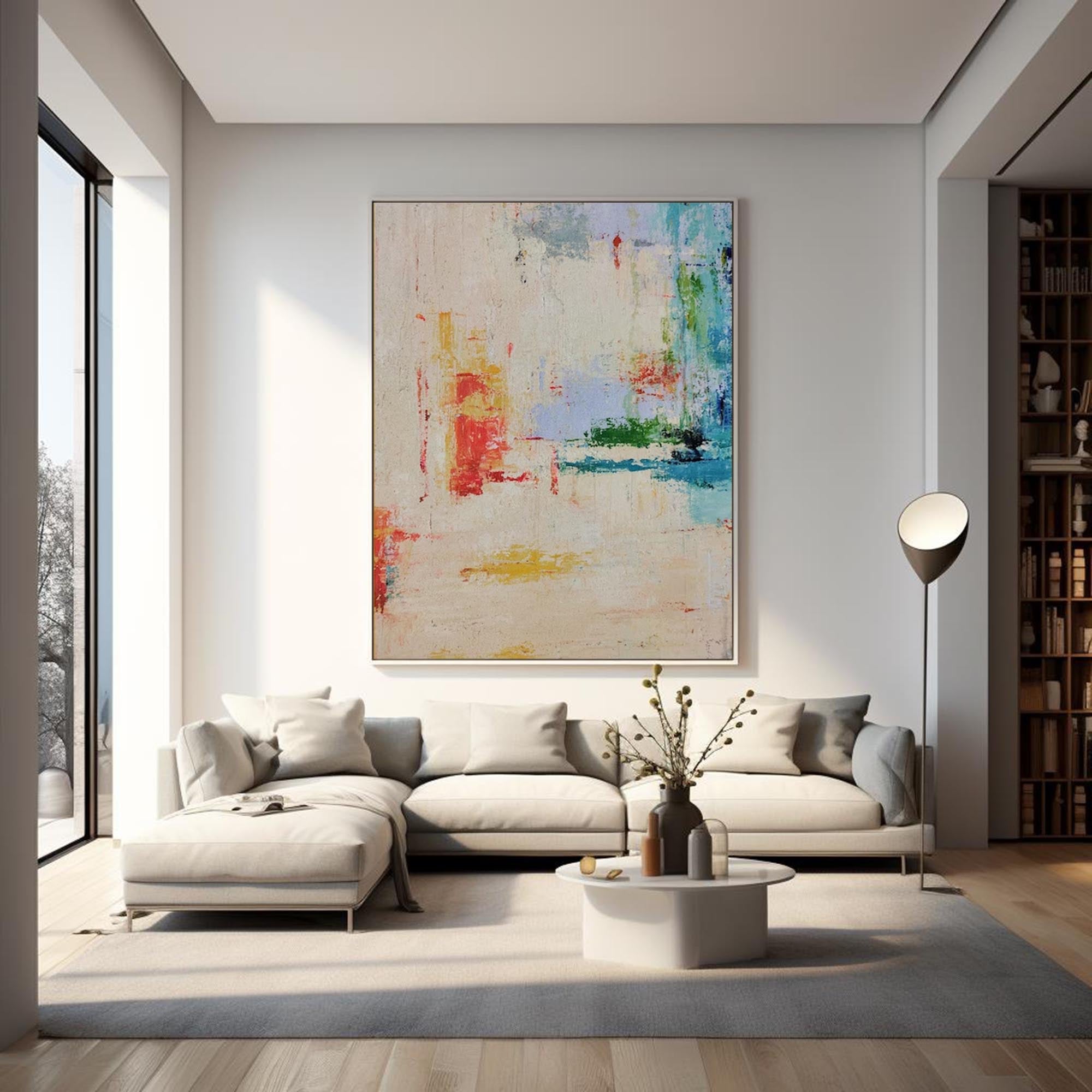 Minimalist Textured Abstract Canvas Wall Art