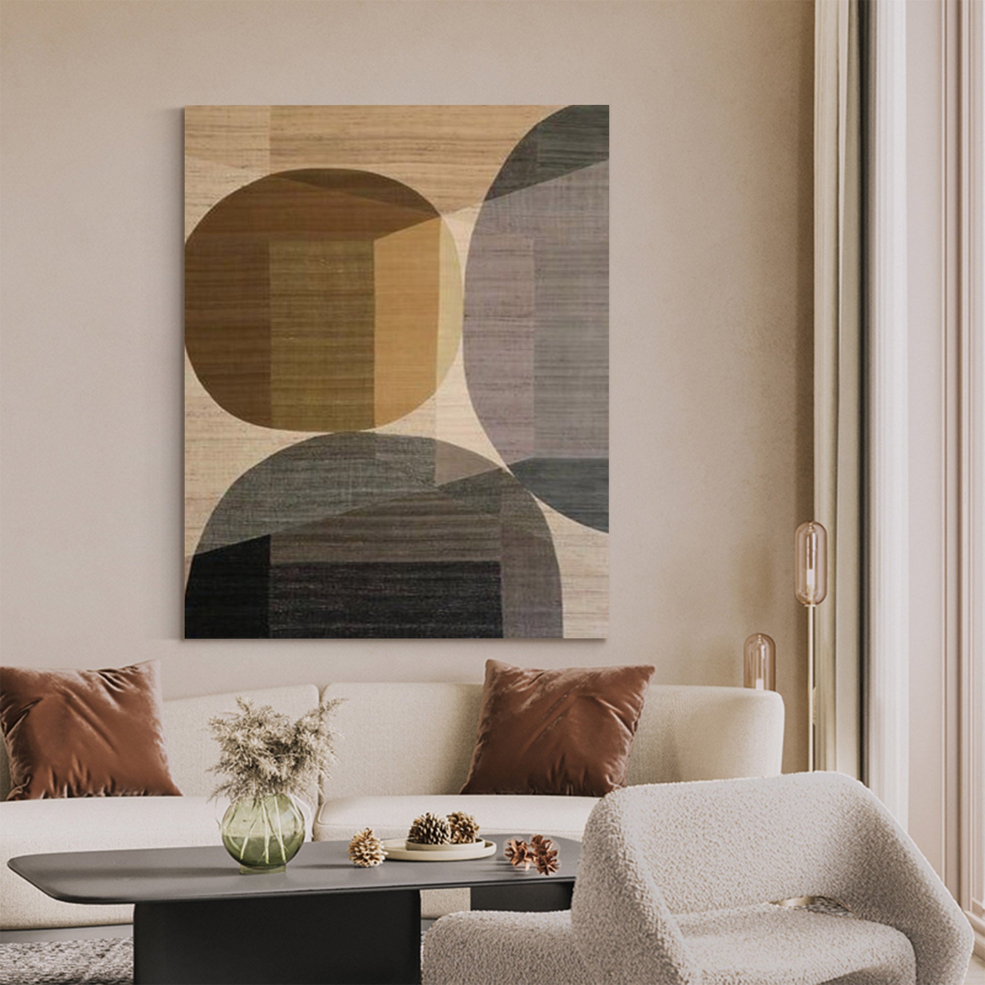 Wabi-sabi Abstract Painting