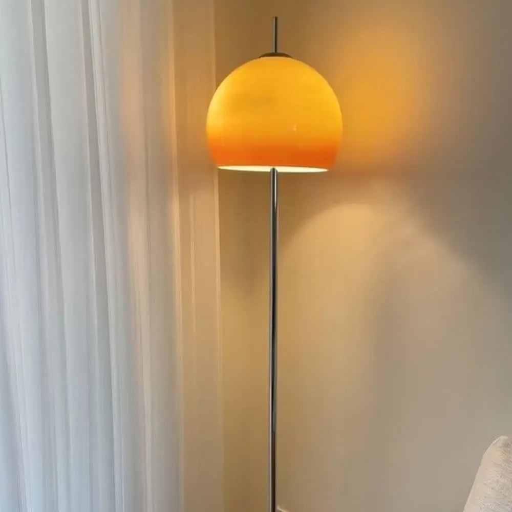 Mira Sunset Dome Glass Floor Lamp - Neutralighting