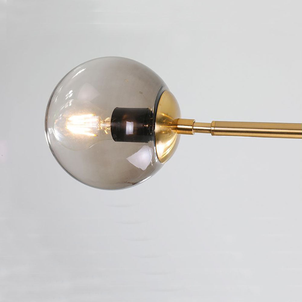 Valentina Modern Bubble Metal/Glass Pendant Light, Gold - Neutralighting