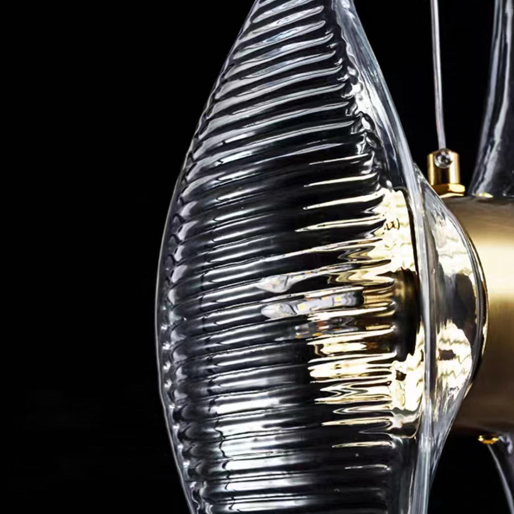 Kristy Luxury Capiz Shell Pendant Light, Glass/Metal, Bedside/Dining Room - Neutralighting