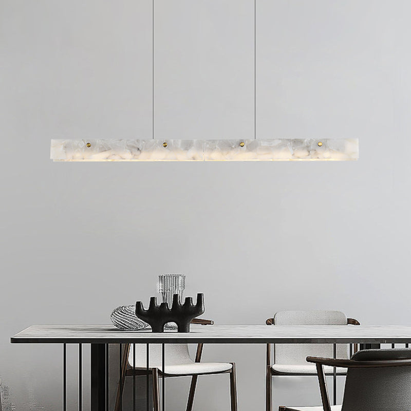 Arisha Modern LED Pendant Light White Marble Dining Room/Bar - Neutralighting