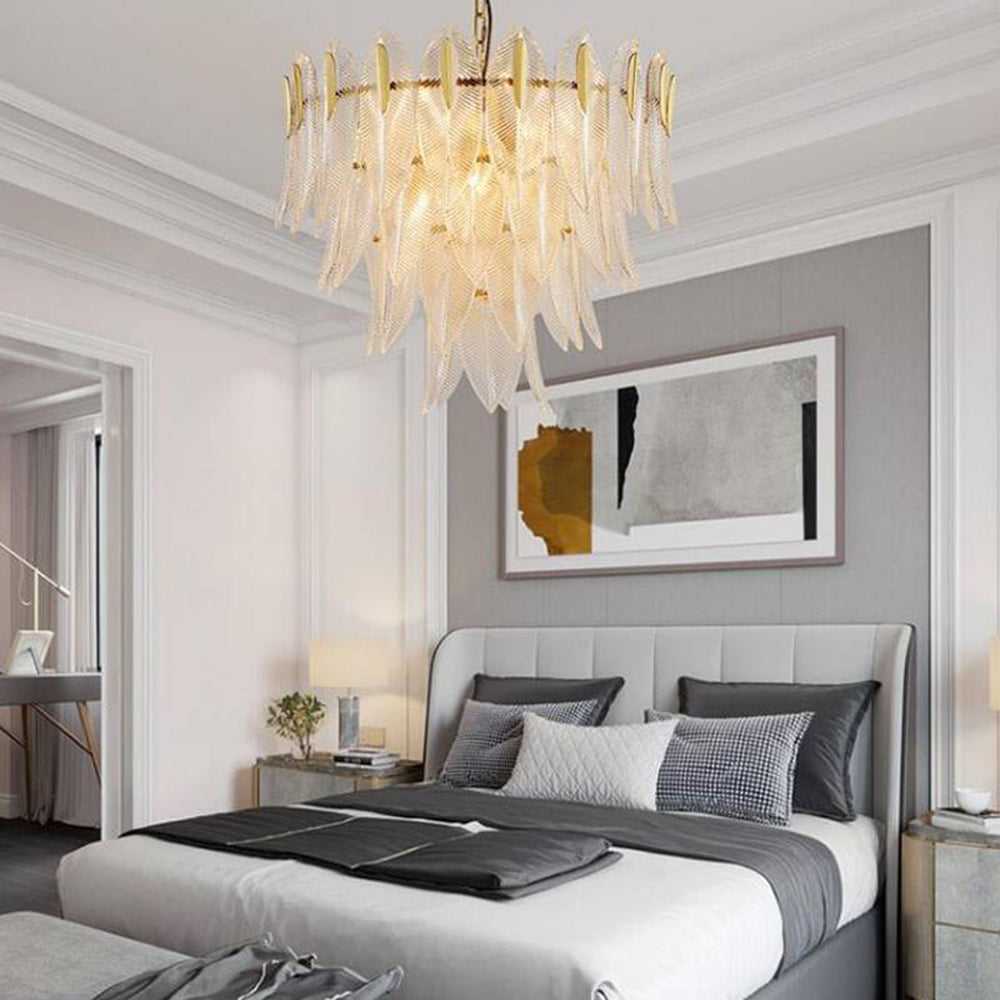 Kristy Modern Gold Feather Chandelier, 3 Style - Neutralighting