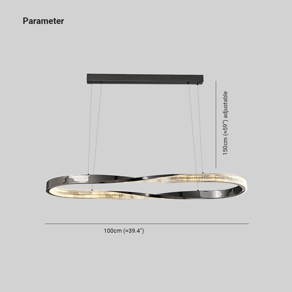 Kristy Pendant Light, Aluminium & Arcylic, 1/2 Rings, 2 Color - Neutralighting