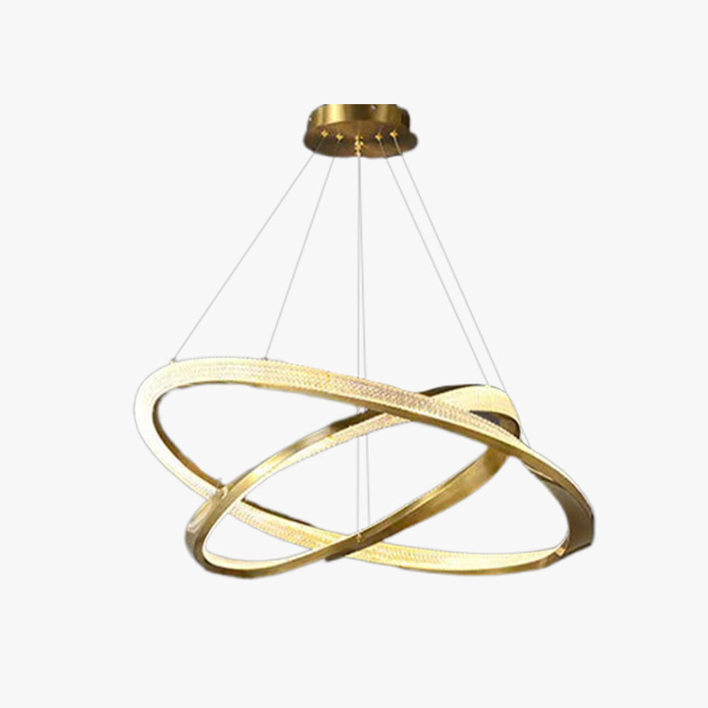 Kristy Pendant Light, Aluminium & Arcylic, 1/2 Rings, 2 Color - Neutralighting