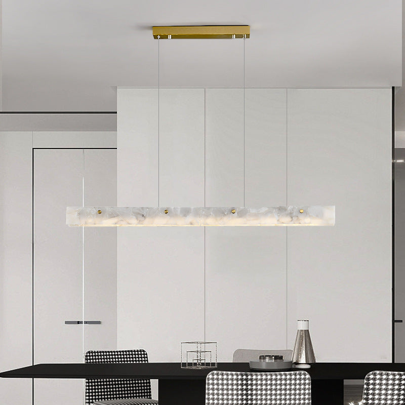 Arisha Modern LED Pendant Light White Marble Dining Room/Bar - Neutralighting