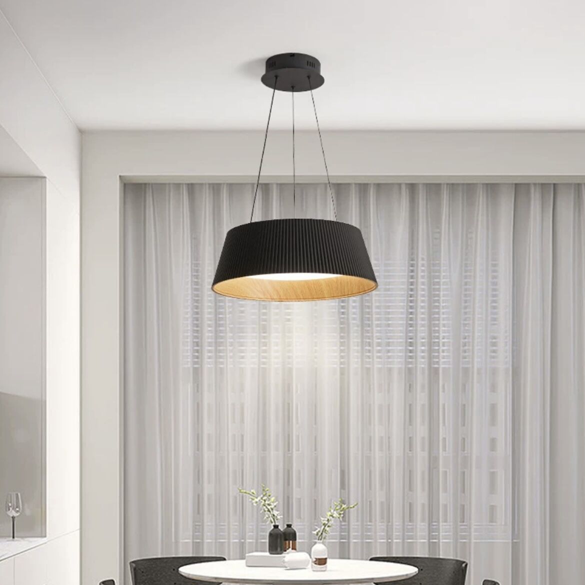 Silva Modern Pendant Light/Flush Mount Ceiling Light Drum-shaped - Neutralighting