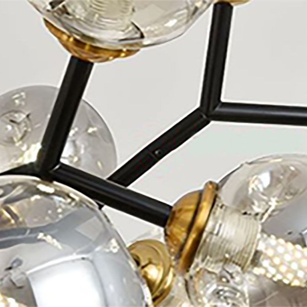 Valentina Decorative LED Glass Bubble Pendant Light, Amber - Neutralighting