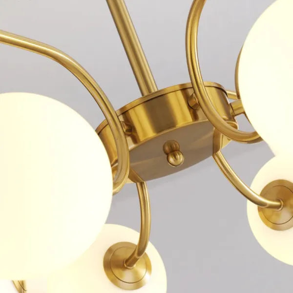 Valentina Modern LED Chandelier Chrome/Gold Living Room/Bedroom - Neutralighting
