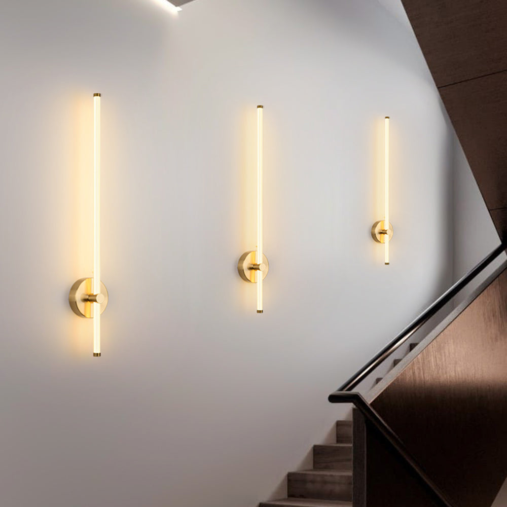 Arisha Coppery & Nickel Indoor Wall Lamp, Metal/Acrylic