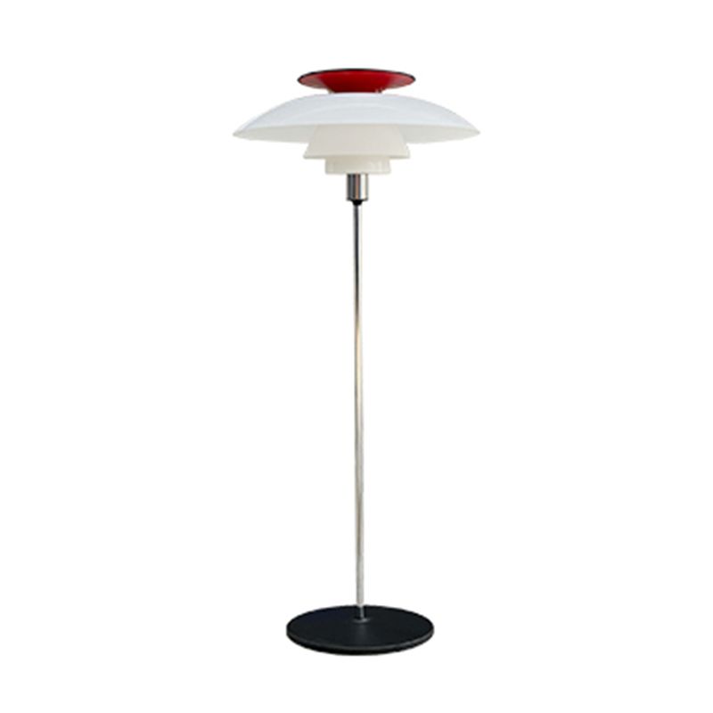 Salgado Modern Flying Saucer Metal Acrylic Floor Lamp - Neutralighting