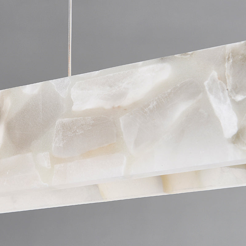 Arisha Modern LED Pendant Light White Marble Dining Room/Bar - Neutralighting