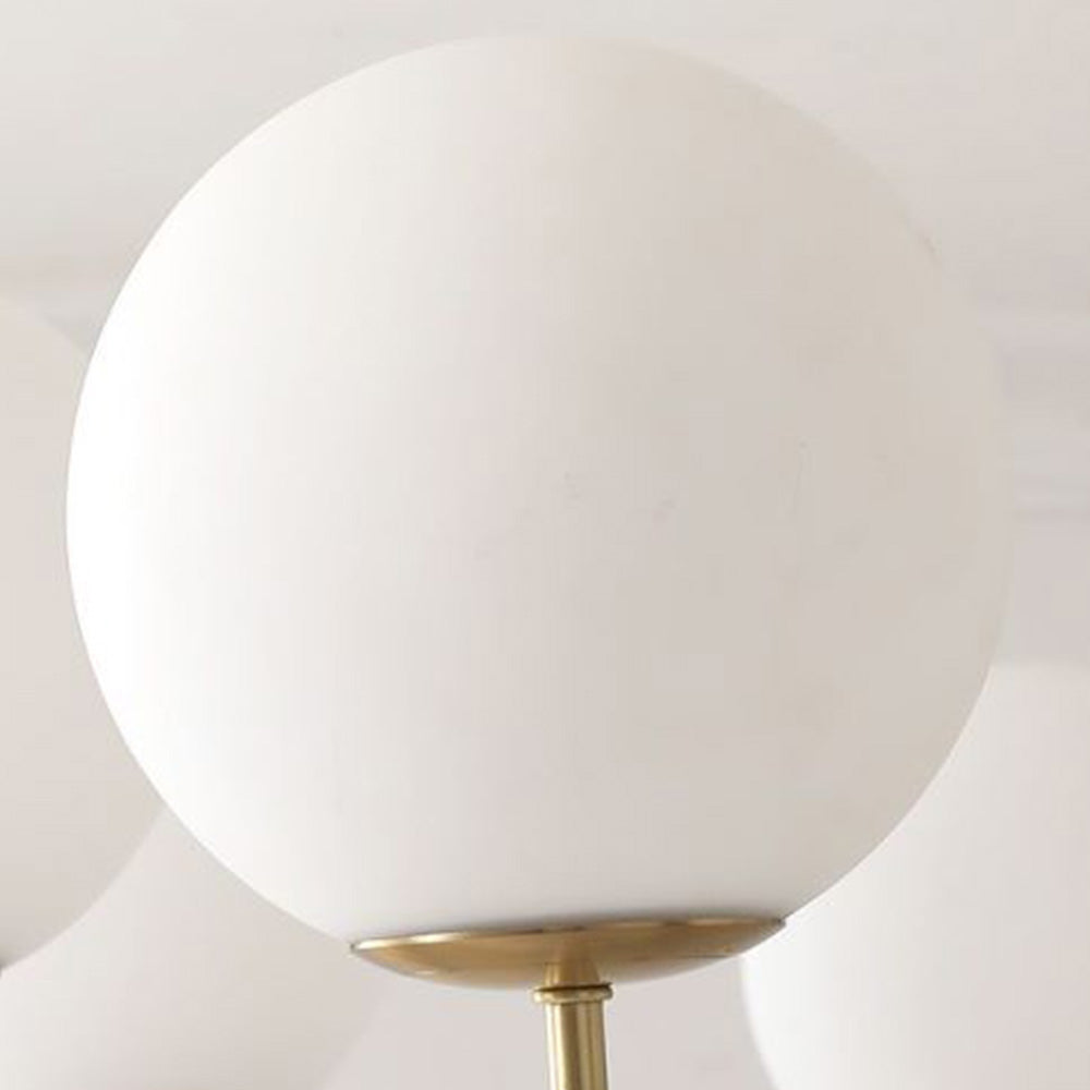 Valentina Modern Ball Bubble Metal/Glass Chandelier, Gold - Neutralighting