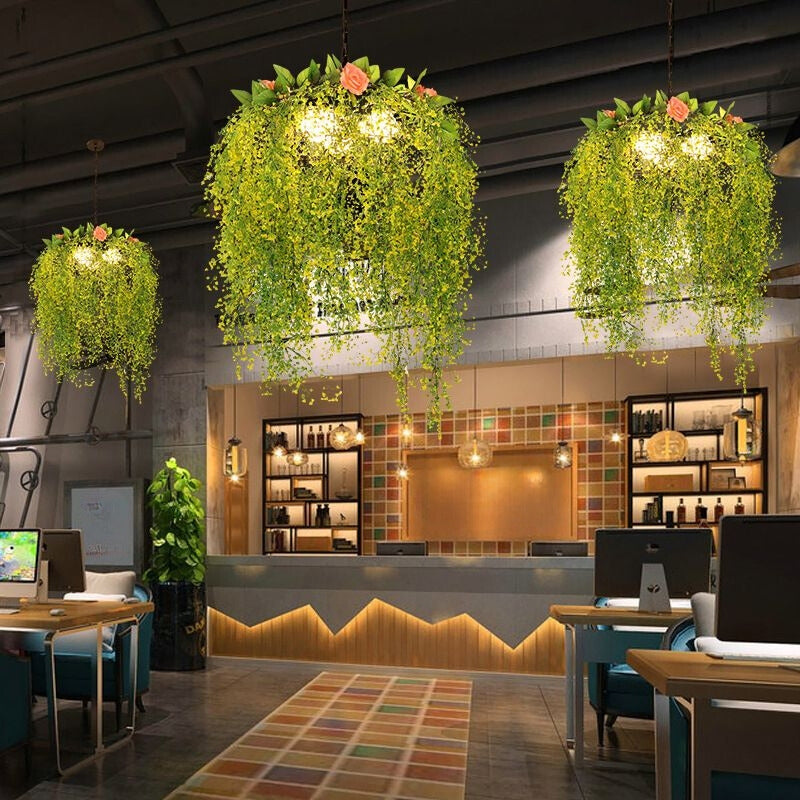 Ritta Art Natural Plant/Flower Decor Pendant Light Living Room - Neutralighting