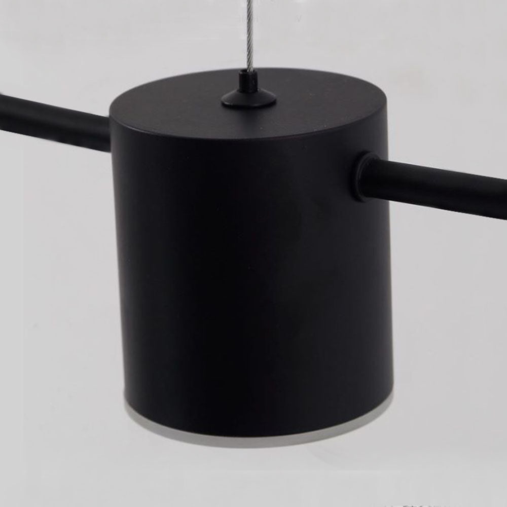 Arisha Minimalist Multi Metal Pendant Light, Black/Gold - Neutralighting