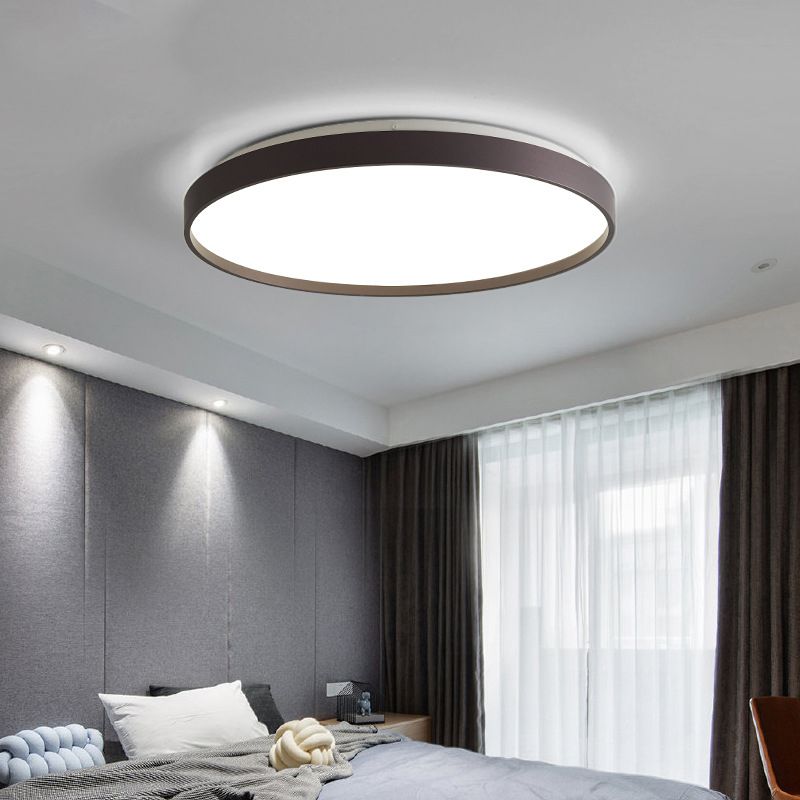 Valentina Ceiling Light Rond Flush Mount, Yellow/Blue/Green/Pink/Grey, Bedroom - Neutralighting