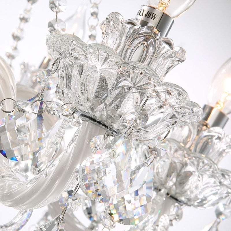 Silva Chandelier French Crystal Living Room Dining Room - Neutralighting