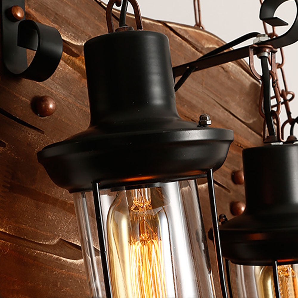 Epoch Farmhouse Guitar Pendant Light, Metal/Wood, Walnut - Neutralighting