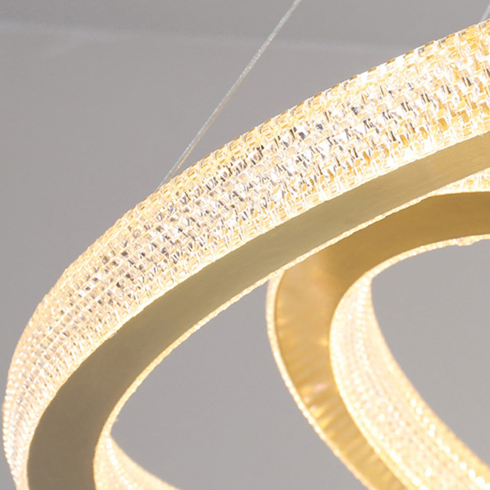 Kristy Contemporary Gold Luxury Ring Pendant Light - Neutralighting